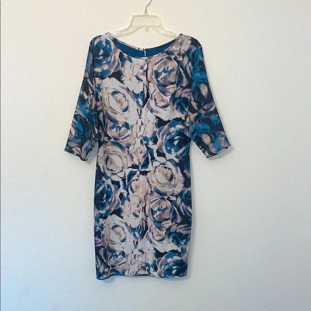 Black Halo Floral Sheath Dress - Picture 3 of 9